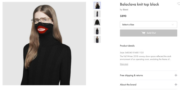 Gucci trekker genser etter rasisme-anklager